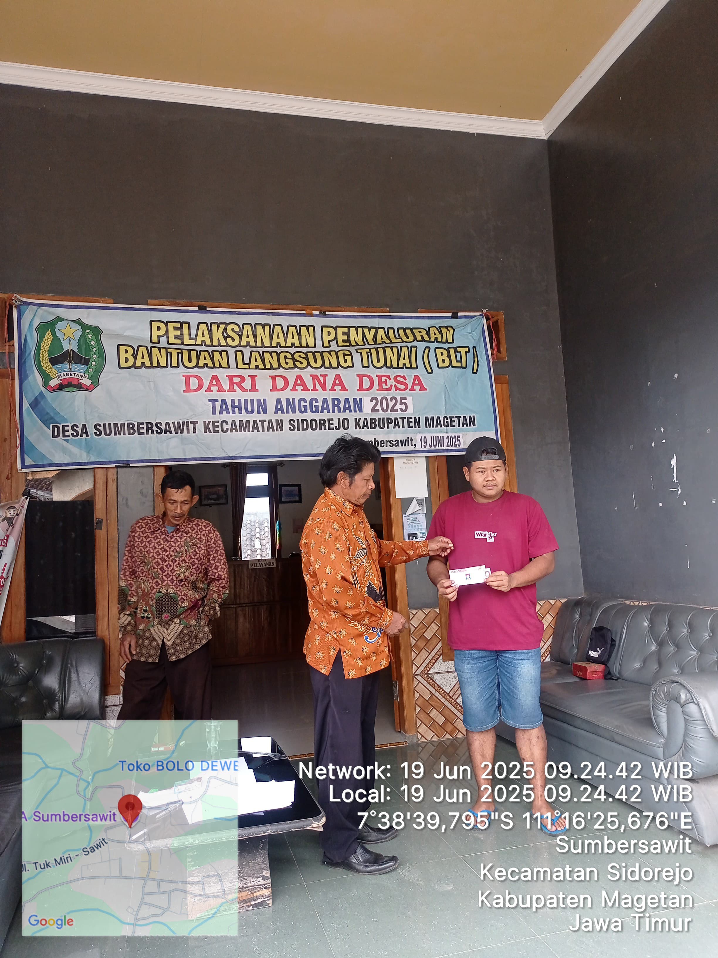 PEMDES SUMBERSAWIT REALISASIKAN BANSOS BLT-DD PERIODE JUNI 2023