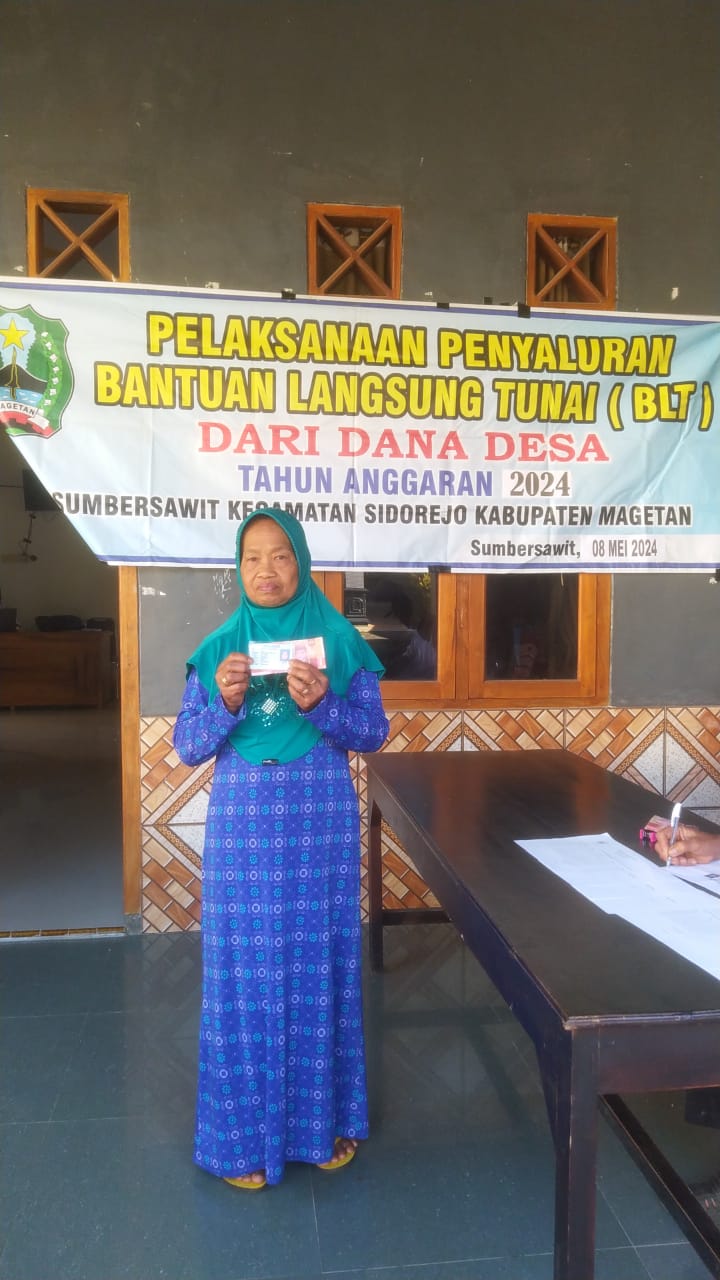 REALISASI BLT-DD PERIODE MEI 2024 DESA SUMBERSAWIT